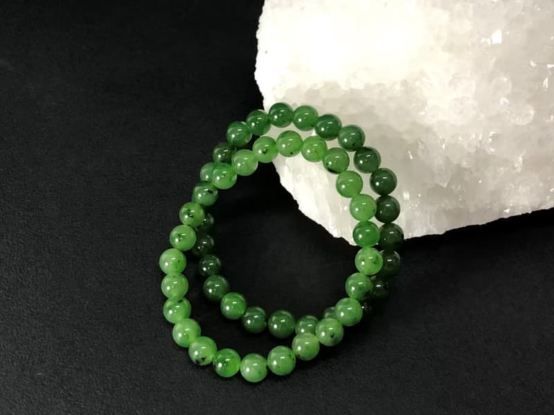 快速出貨 天然和田碧玉手鍊 隨意扣