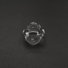 -The world you see is up to you-　ガラス　リング