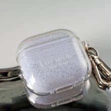 【kate spade】AirPods 4 耳機保護殼套 閃亮白