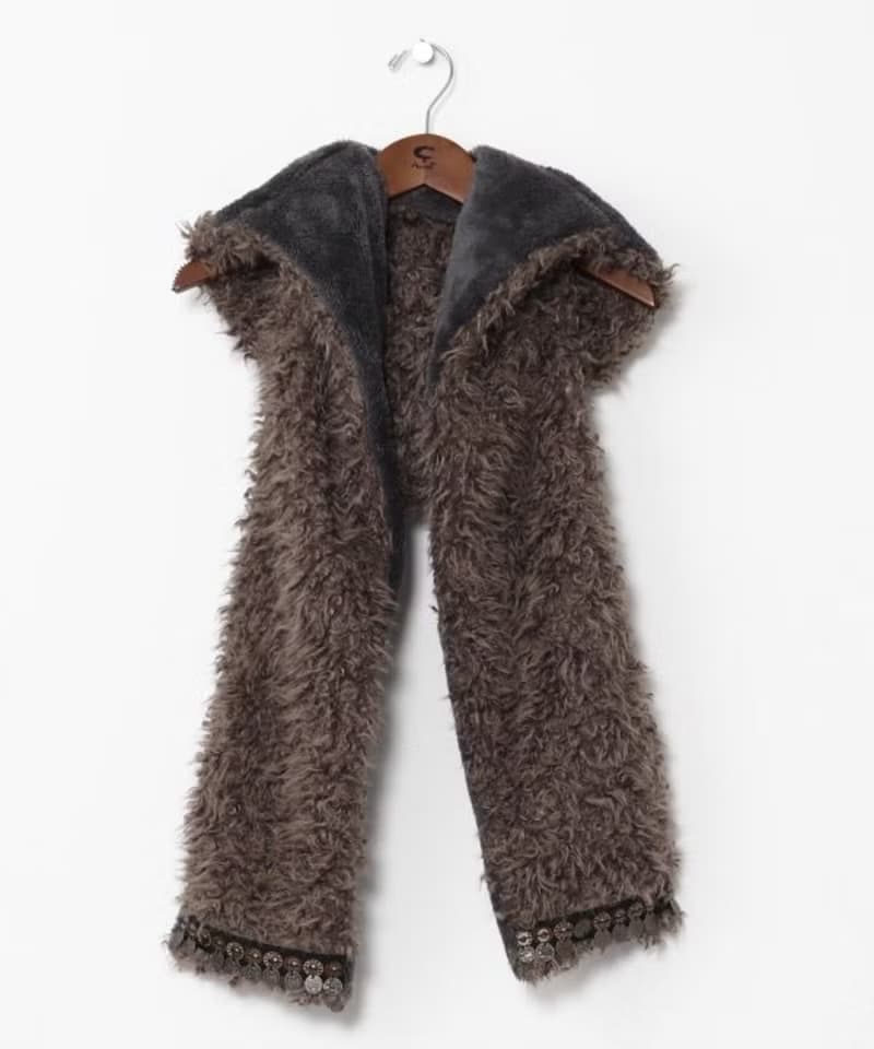 【熱門預購】毛絨連帽圍巾 (3色) CAAP5301