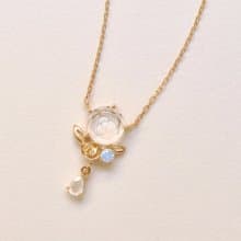 【誕生花珠寶】 六月 - 玫瑰項鍊 (10K 玫瑰金)