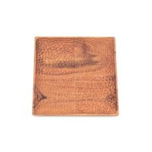 天然柚木方型托盤/餐盤M號-波點款│24CM不上漆原木製 露營野餐