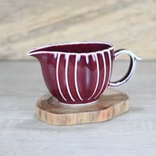 【送禮好物】180ml 石榴 銅紅釉 曲紋茶海 陶瓷名家葉敏祥作品