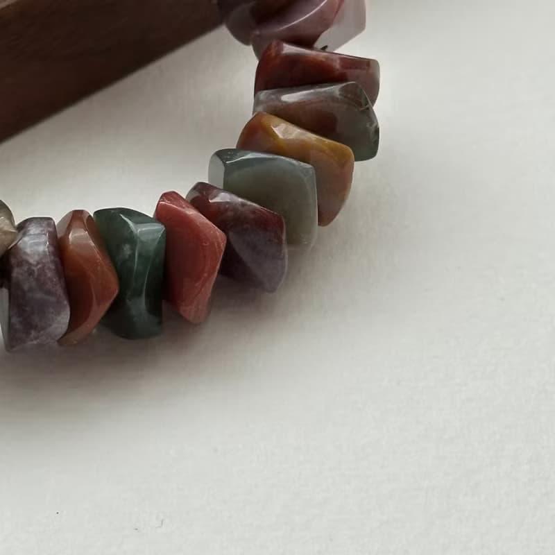 【雙魚牡羊座|3月生日】血石純珠手鏈 舒緩壓力疲勞 健康力量活力