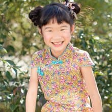 兒童旗袍 古風 四季款 晨曦鳳尾