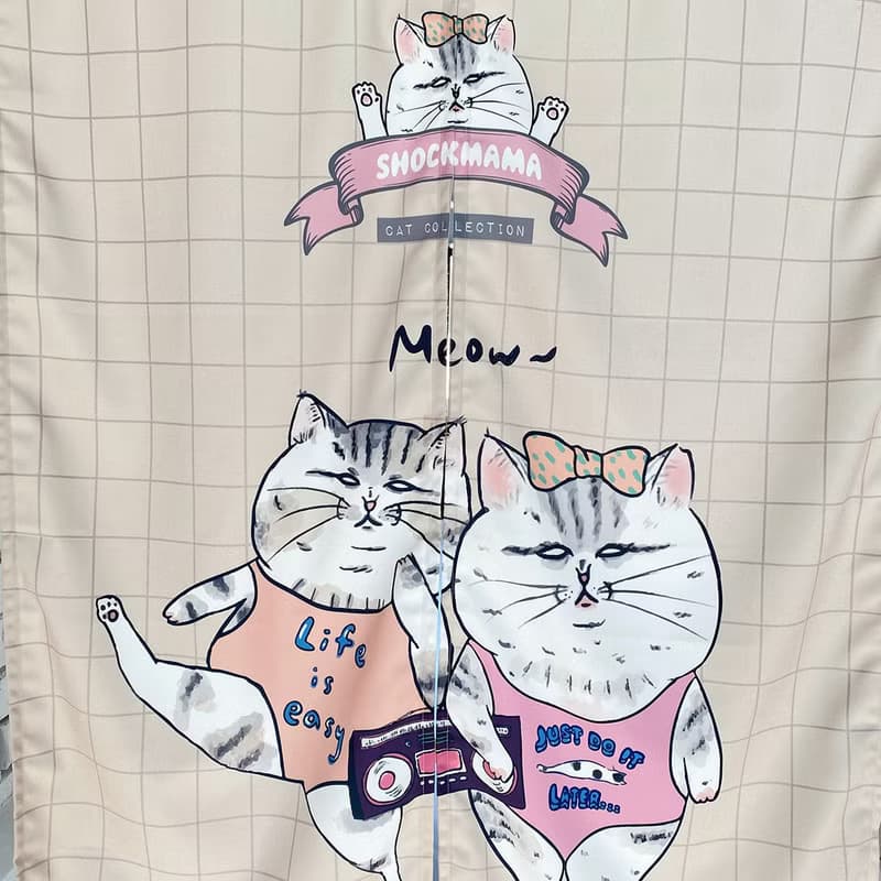 滑板meow meow 門簾