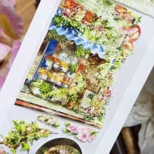 光語花屋 PET 紙膠帶 貝殼光 5米卷