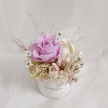 永生玫瑰盆花桌花 永生乾燥花教師節感恩聖誕節樹花圈生日交換禮