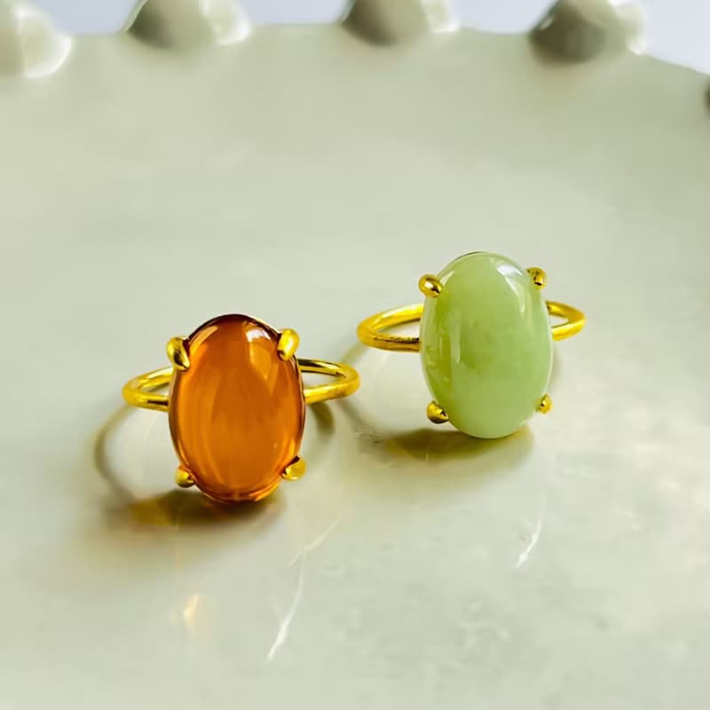 Burmese jade Ring【gift box】