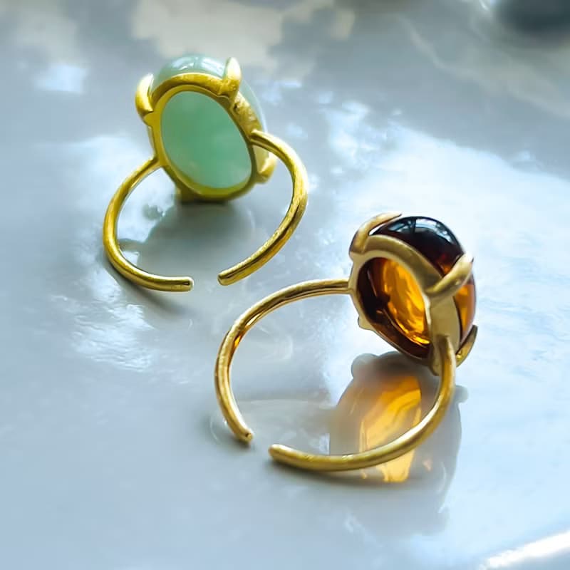 Burmese jade Ring【gift box】