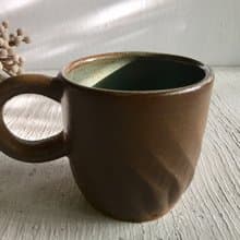 薄荷巧克力咖啡杯_陶器馬克杯