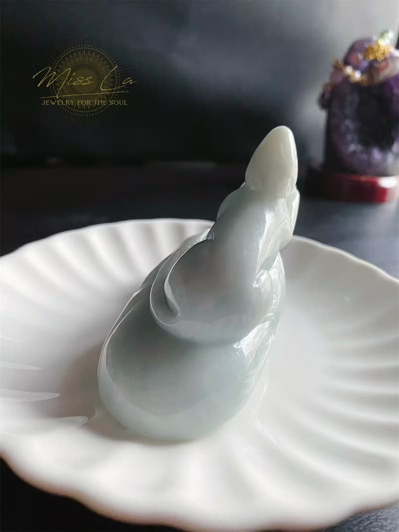 孤品 天然緬甸玉翡翠 鼠錢帶財 擺件 禮物 財運亨通 招財