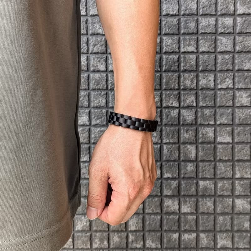 【木製ブレスレット】EINBAND Wood Bracelet 天然木ブレスレット サンダルウッド