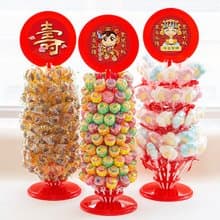 祝壽糖果塔 棒棒糖塔 神明聖誕生日糖果架 供桌佈置 需DIY組裝