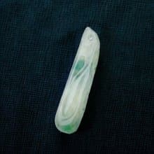 冰種飄綠花翡翠隨形項鍊 | 天然緬甸玉翡翠A貨 | 送禮