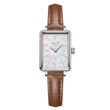 【MOONART】方型手錶 夢幻系列-天鵝 女裝手錶 珍珠貝藝術手錶