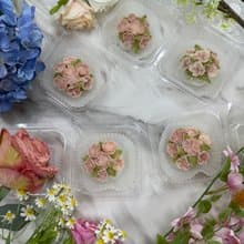 AY baker 韓式裱花 大福 麻糬 紅豆大福 紅豆麻糬 四葉草 幸運草