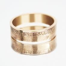 Italy Coin Ring 10 centesim 1921 coin ring italy italian coin ring coin rings