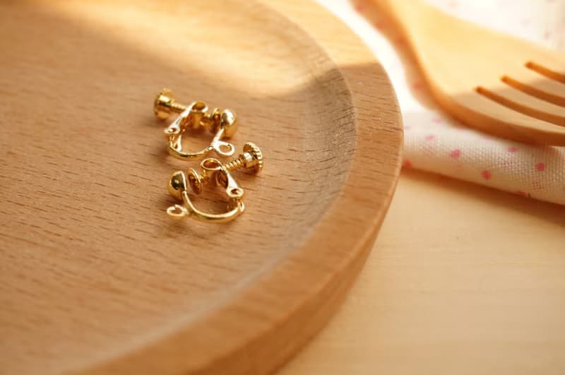 椰絲奶油包耳環 耳釘/耳夾