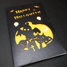 Wow會說話的萬聖節卡片Halloween-鏤空切割-錄音卡片 驚喜禮物