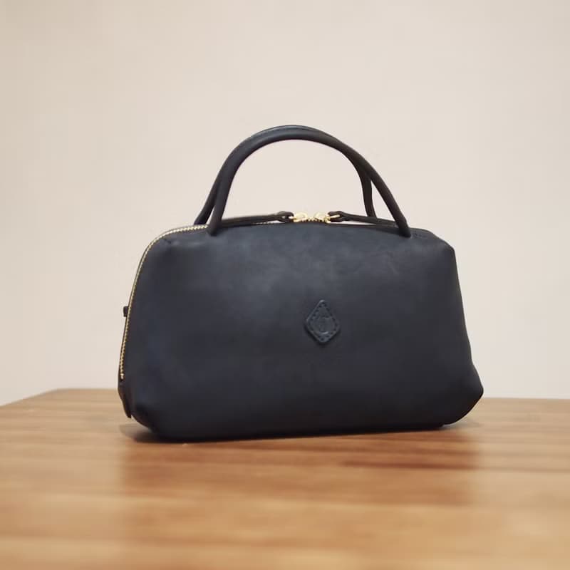 日本手作 優雅時尚牛皮手拿/側背兩用包Made in Japan by Cledran