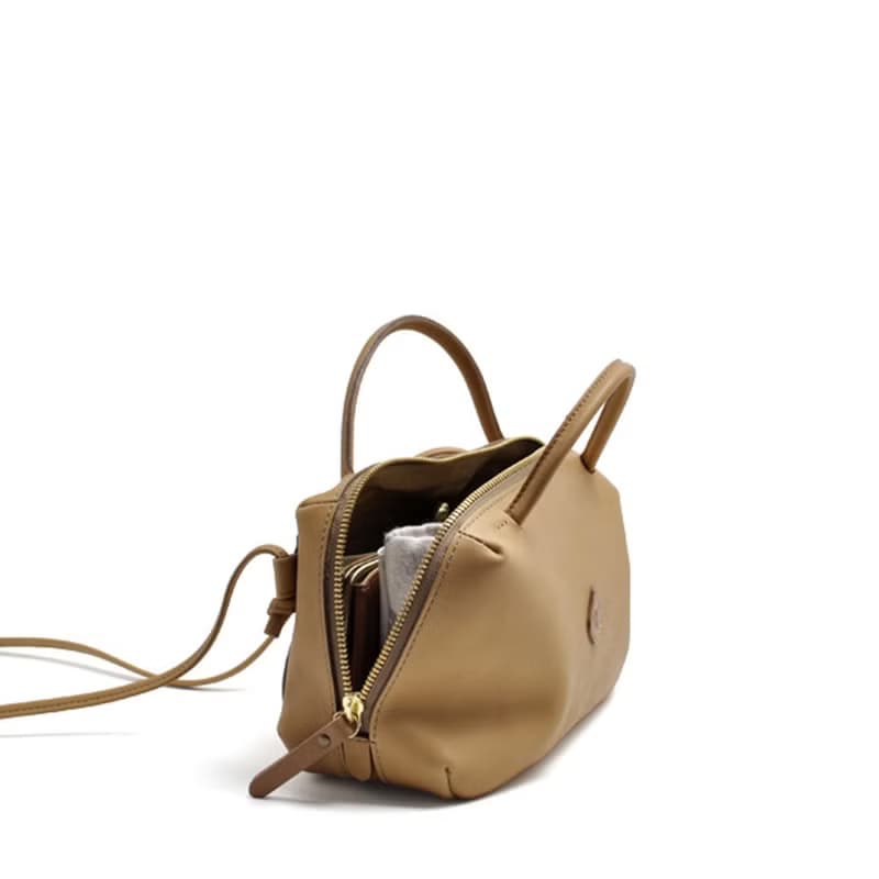 日本手作 優雅時尚牛皮手拿/側背兩用包Made in Japan by Cledran