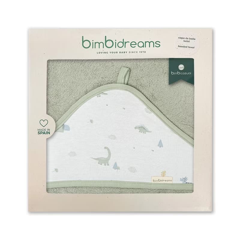 【Bimbidreams】竹纖維掛勾連帽浴巾禮盒 100x100cm /新生兒禮盒