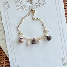Chocolate Macarons Bracelet