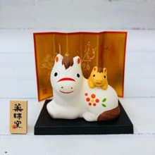 錦彩招福馬-馬背小馬-生肖吉祥物(馬年)