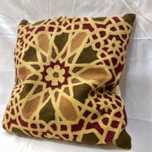 喀什米爾 手工刺繡 羊毛抱枕套2入組 - 多種款式