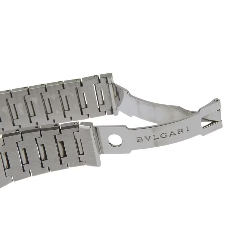 【日本直送】ブルガリ BVLGARI クアドラード 腕時計 SQ29SSD SS クオーツ アナログ表示 黒文字盤 ユニセックス【中古】