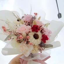 永生韓式花束/情人節/求婚花束