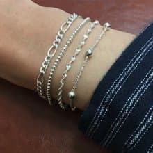 s925純銀手鍊(BM中款) - Bracelets chain