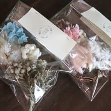 | DIY 材料包 | - 日系療癒繡球花圈 - 材料包 成品 (兩色)