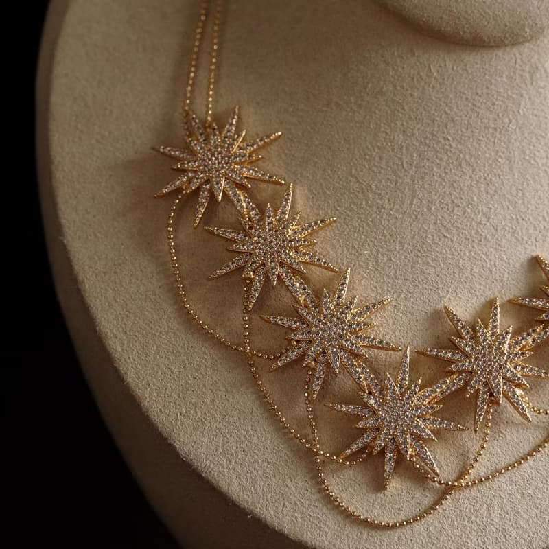 18KGP Rediant aurora項鍊