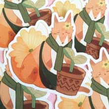 手繪插畫大貼紙_森林好朋友BETAFIN