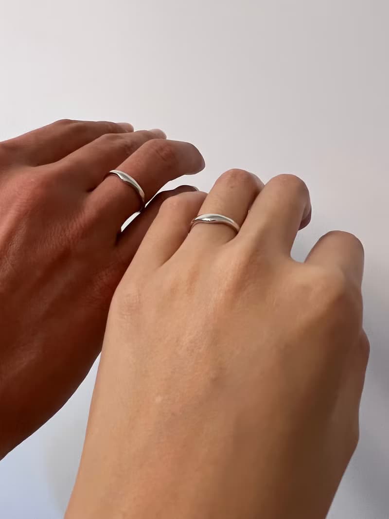 【推薦款】Melting Ring 靈魂伴侶日常婚戒・日常婚戒
