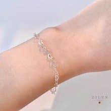 │簡約│高質感 • 愛心 • 百搭 • 純銀手鍊 • 抗過敏 可碰水