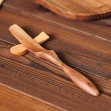 Islandoffer島嶼製作 簡約黑胡桃木牛油刀 木系餐具 (一件)