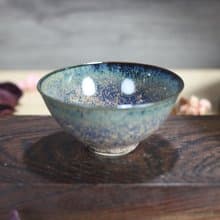 【母親節禮物】100ml 天目釉 敞口茶盞杯 酒杯 鶯歌名家葉敏祥作
