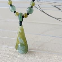 本命年【單售冰黃蓮花+珠子】翡翠*SA19*招財、愛情美滿