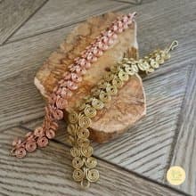 純銅螺旋手鏈 銅線圈 埃及風