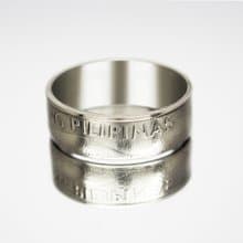 Philippines Coin Ring 50 Sentimos 1983-1990 philippines peso ring filipino gift