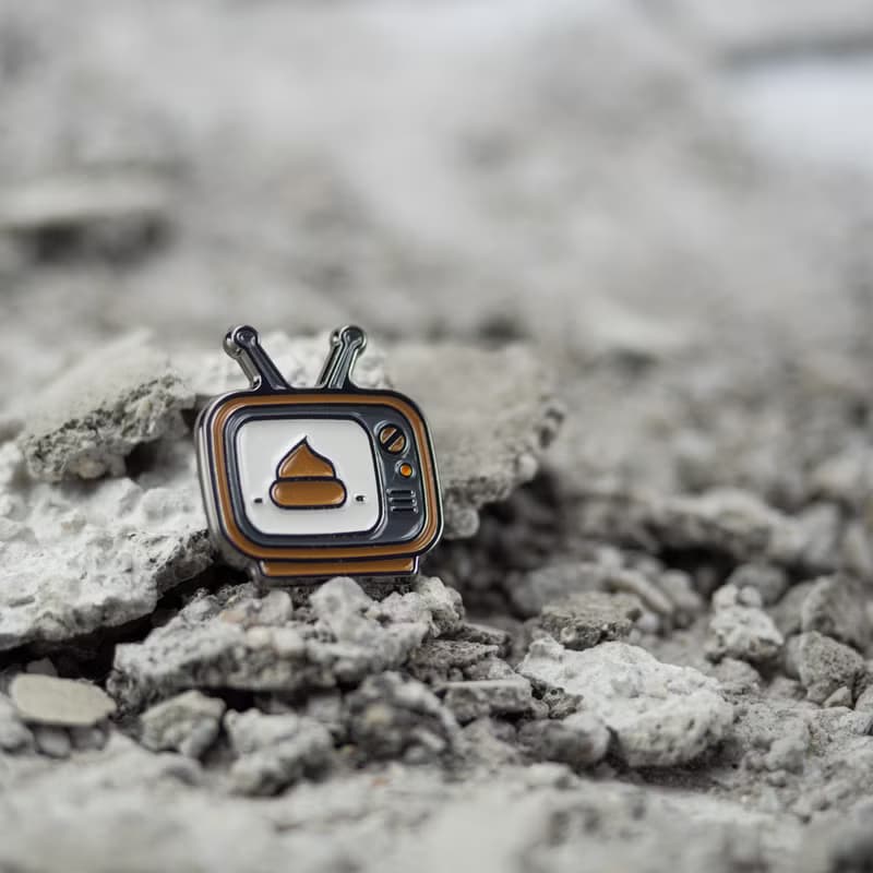 Shit Show Enamel Pin – Funny Poop Lapel Pin | Daily Grind Humor Accessory