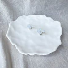 TeenyTinyCraft | 雲泡 • 兩色 手工耳環/耳夾