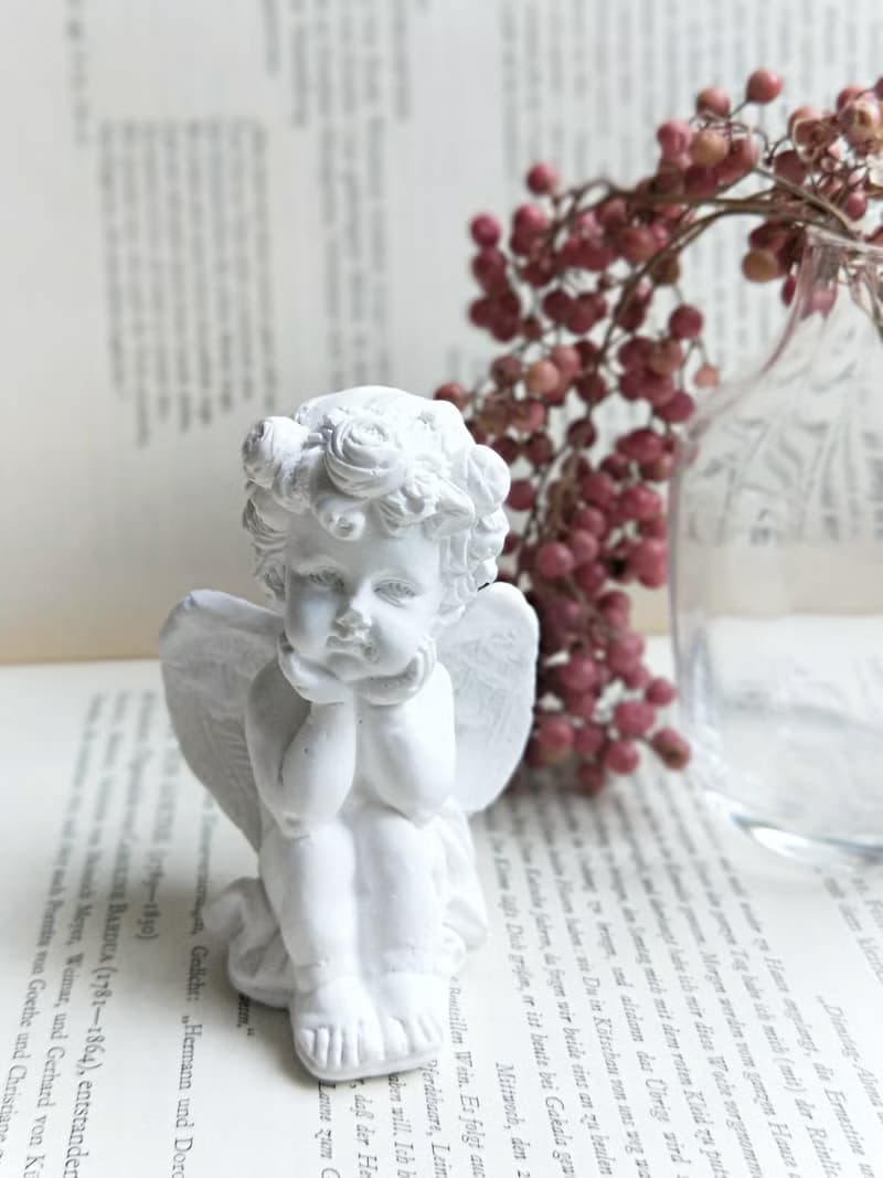 【好日手作】靜靜等待小天使香氛石擴香石居家裝飾擺飾聖誕節禮物