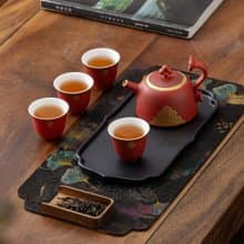 北京故宮博物院如意茶具禮盒茶壺茶杯套裝
