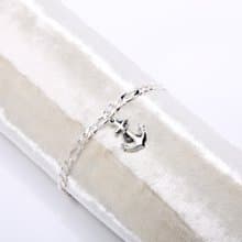 【Angel & Me】定情 繩結 船錨 (大) s925純銀手鍊 腳鍊 生日禮物