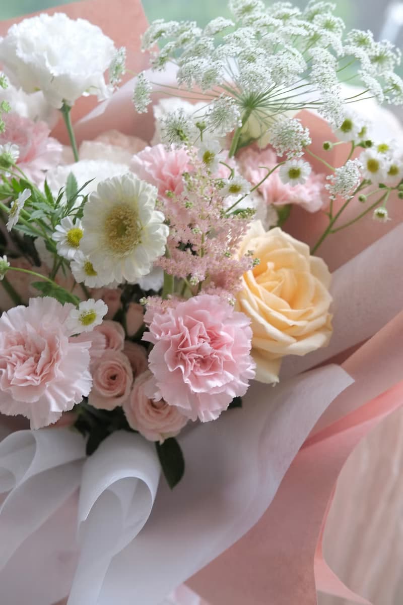 2025母親節 康乃馨 花束禮物  生日花籃