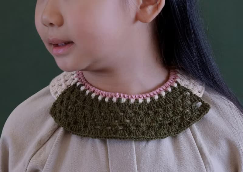 POPOPB 領子飾物 WITTY02– OLIVE GREEN